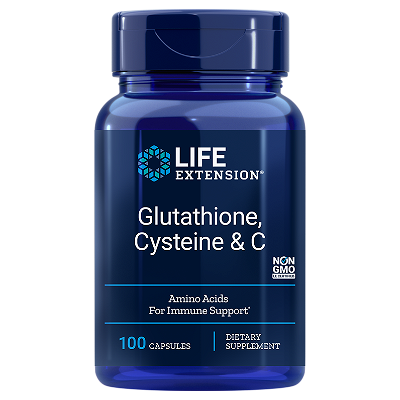 glutathione cyprus Life Extension Glutathione Cysteine & C Capsules 100